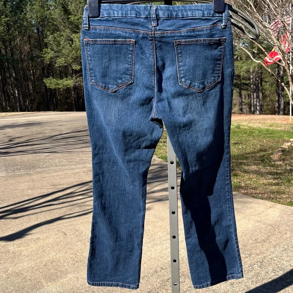 Faded Glory 5 Pocket Velvet Touch Denim Boot Jeans, Size 8P - Picture 3 of 15